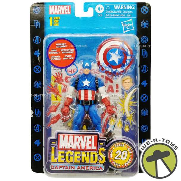 Marvel Legends 20th Anniversary Series 1 Captain America Action figure F3439 NEW