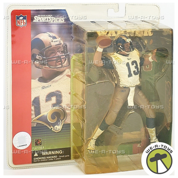 NFL Kurt Warner St. Louis Rams Action Figure 2001 McFarlane Toys #70305