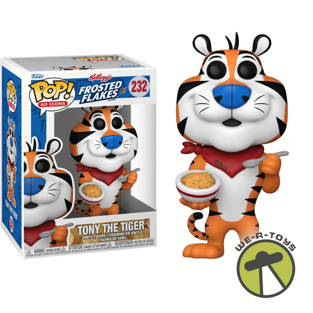 Funko Pop Ad Icons 232 Kelloggs Frosted Flakes Tony the Tiger Vinyl Figure 2024
