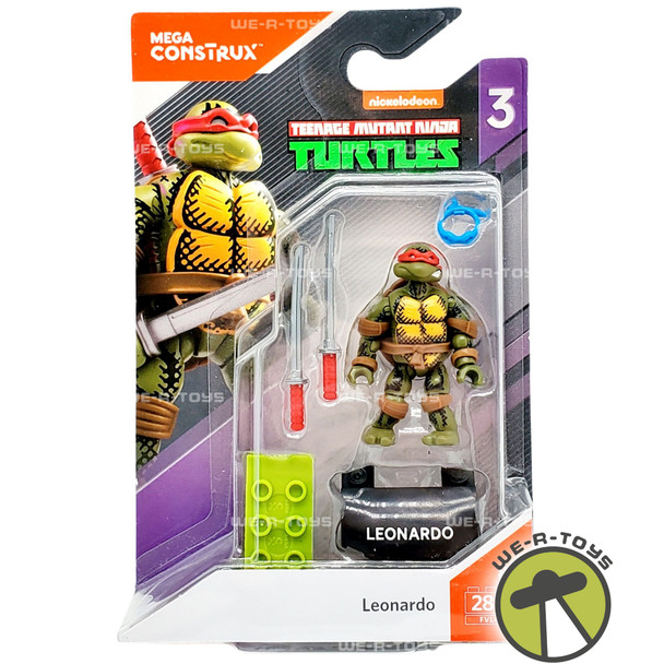 Mega Construx Heroes Teenage Mutant Ninja Turtles Leonardo Building Set 2018