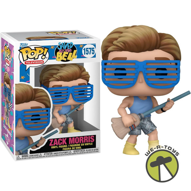 Funko Pop TV 1575 Saved By The Bell 30th Anniversary Zack Morris Vinyl Figure
