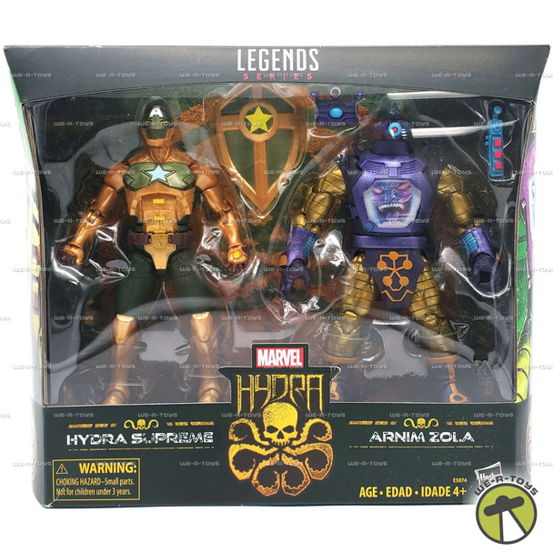 Marvel Legends Series Hydra Supreme & Arnim Zola Figures 2018 Hasbro #E5074
