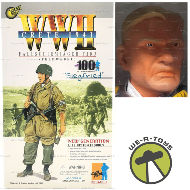 Dragon WWII Crete 1941 Feldwebel Siegfried 12" Action Figure No. 70054