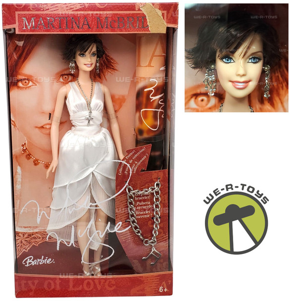 Barbie Martina McBride Doll with Poster and Bracelet 2005 Mattel G8887 NRFB