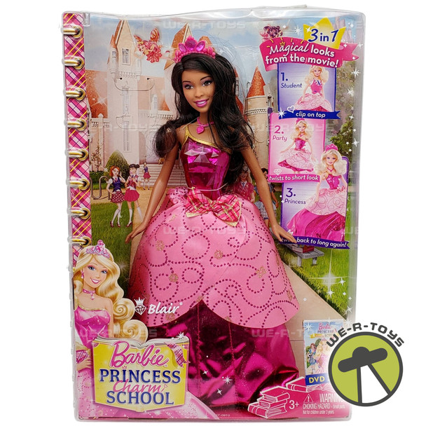 Barbie Princess Charm School Blair Doll 2010 Mattel #V8347 NRFB