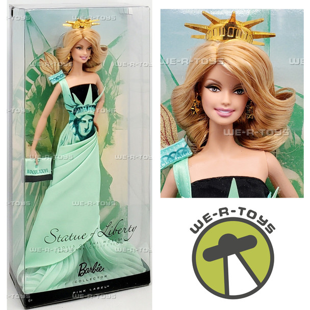 Barbie Statue of Liberty Doll Landmark Collection Pink Label Mattel T3772