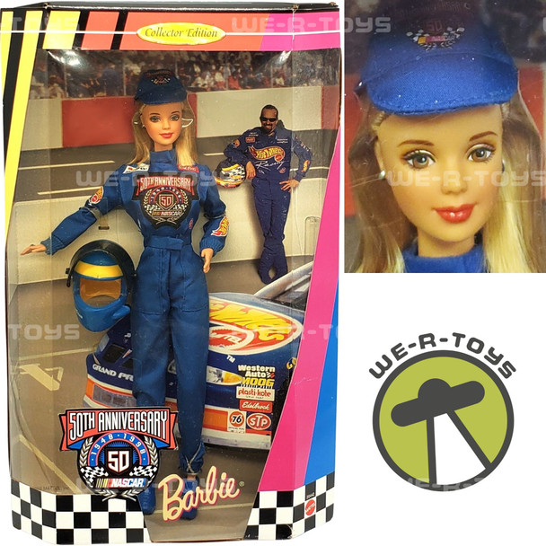 Barbie Nascar Doll 50th Anniversary Collector Edition 1948-1998 Mattel 20442
