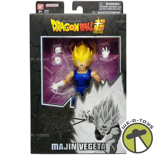 Dragon Ball Super Majin Vegeta 6.5" Action Figure Dragon Stars Series Bandai NEW
