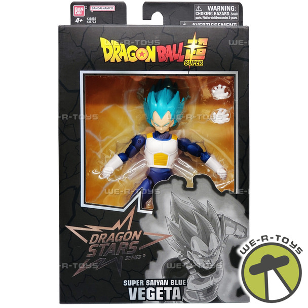 Dragon Ball Super Dragon Stars Super Saiyan Blue Vegeta 6.5" Action Figure NEW