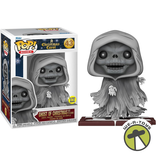Funko Pop Books 43 A Christmas Carol Ghost of Christmas Yet to Come Figure Glows