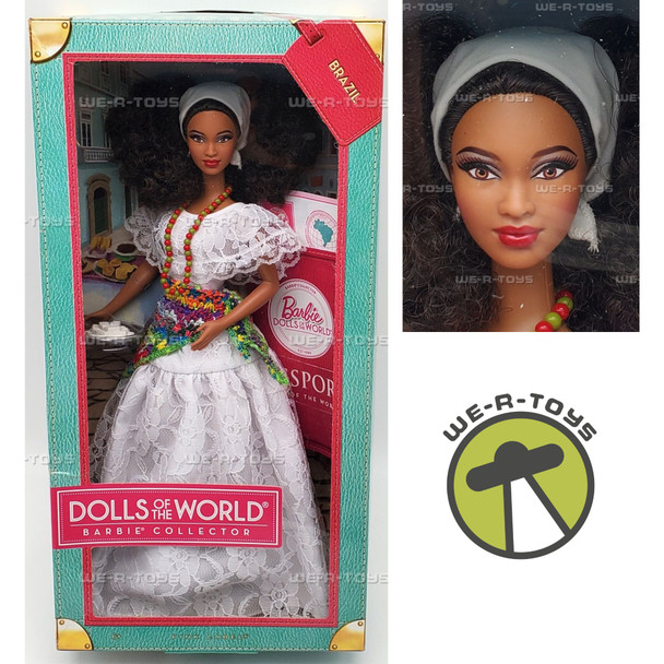 Barbie Collector Dolls of the World Brazil Doll Pink Label Mattel No. W3445 NRFB