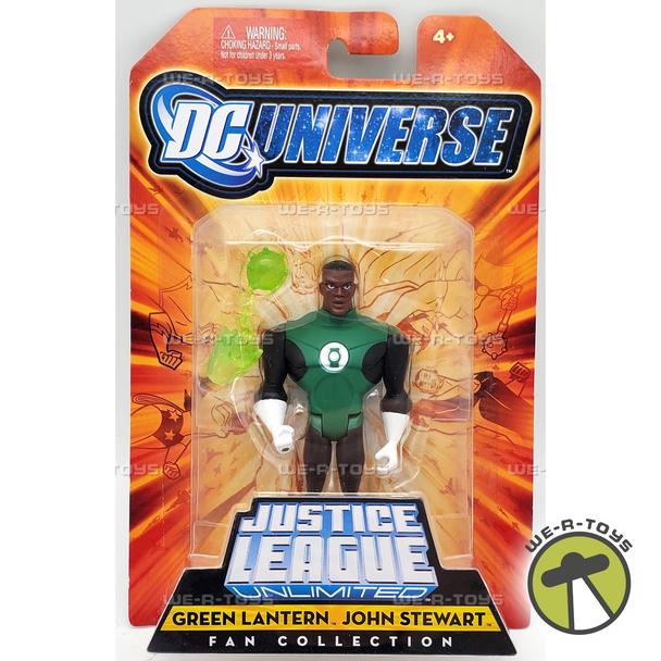 DC Universe Justice League Unlimited Green Lantern John Stewart Figure NRFP