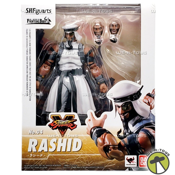 S.H.Figuarts Street Fighter V Rashid Action Figure 2017 Bandai
