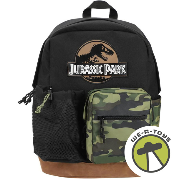 Jurassic Park 17” Backpack With Hydration Pocket from Bioworld