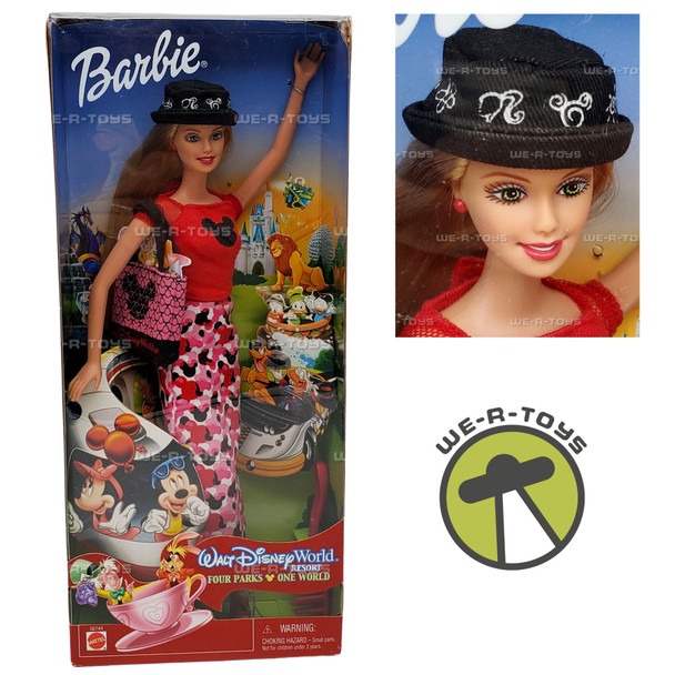 Barbie Walt Disney World Four Parks One World 2002 Mattel 56744 NRFB
