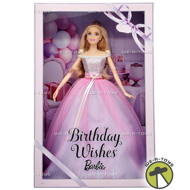 Barbie Birthday Wishes Doll 2016 Mattel DVP49