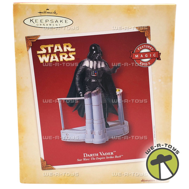 Star Wars the Empire Strikes Back Darth Vader Hallmark Ornament with Voice