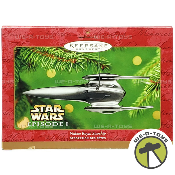 Star Wars Episode 1 Naboo Royal Starship Hallmark Ornament 2001