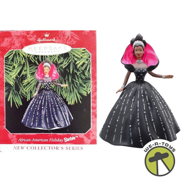 African-American Holiday Barbie Ornament Hallmark Keepsake 1998