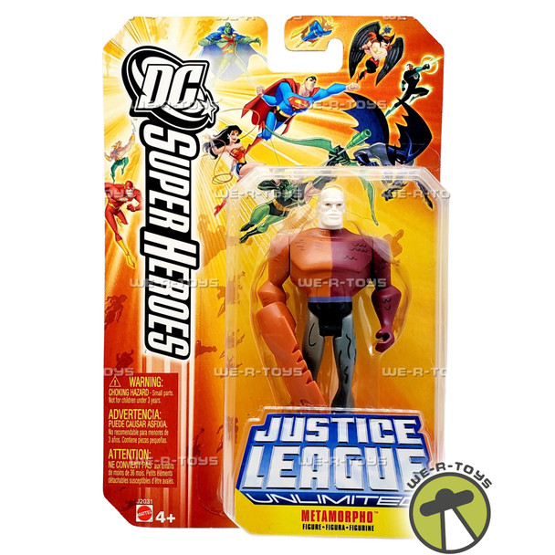 DC Super Heroes Justice League Unlimited Metamorpho Figure 2006 Mattel J2031