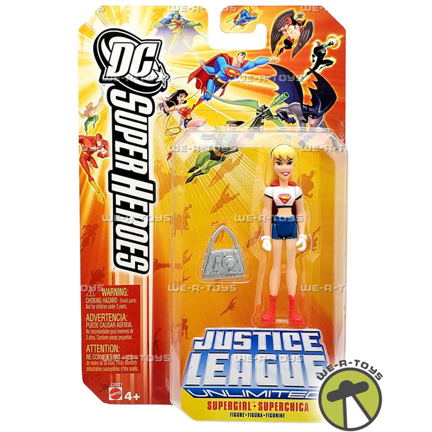 DC Super Heroes Justice League Unlimited Supergirl Figure 2005 Mattel J2021