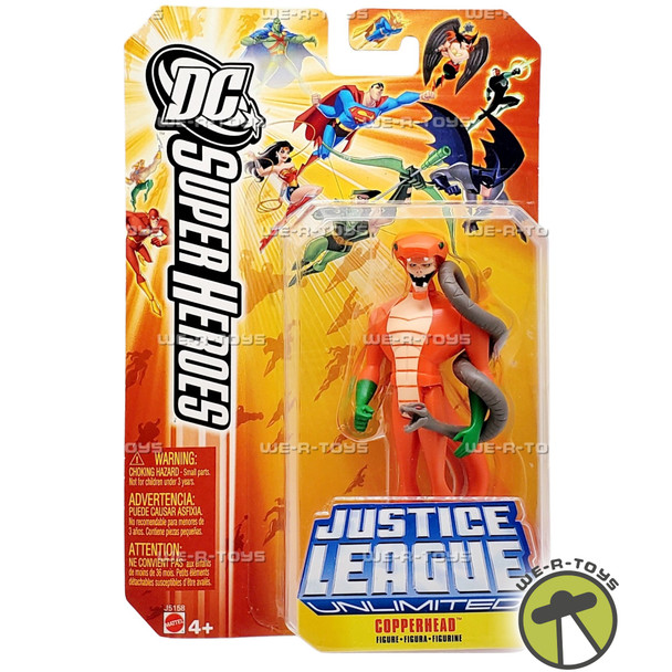 DC Superheroes Justice League Unlimited Copperhead 2006 Mattel J5158