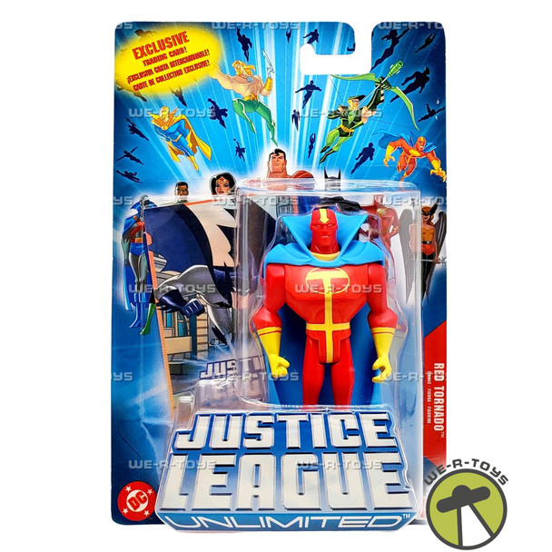 DC Justice League Unlimited Red Tornado Figure 2005 Mattel H2587