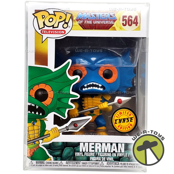 Funko Pop TV Masters of the Universe Merman Chase Ltd Ed Figure #564 NRFB