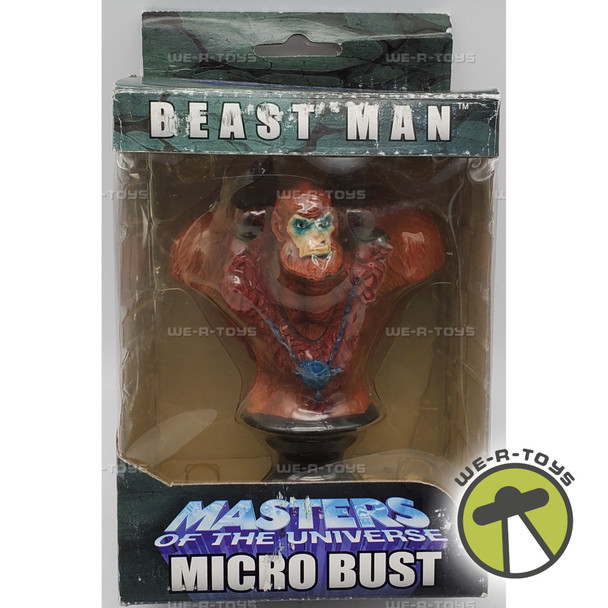 Masters of the Universe Beast Man Micro Bust Series 2 Mattel 2004 NRFB