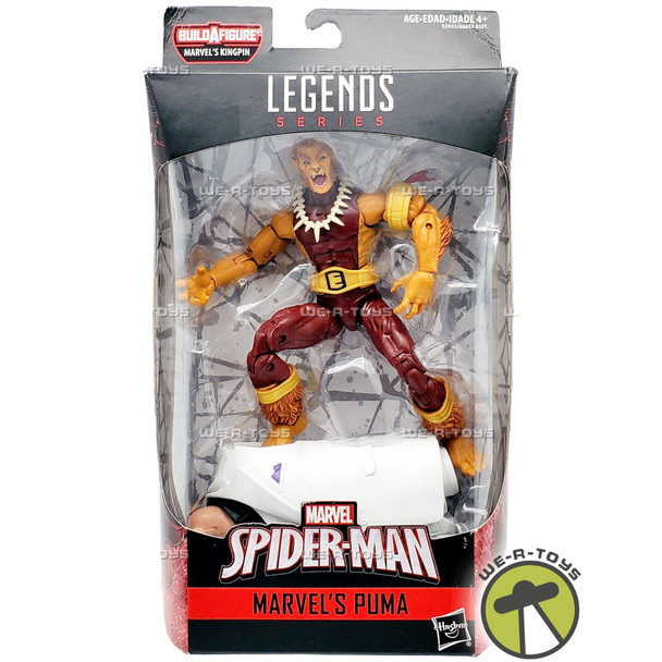 Marvel Legends Series Spider-Man Marvel's Puma Action Figure 2018 Hasbro E3953