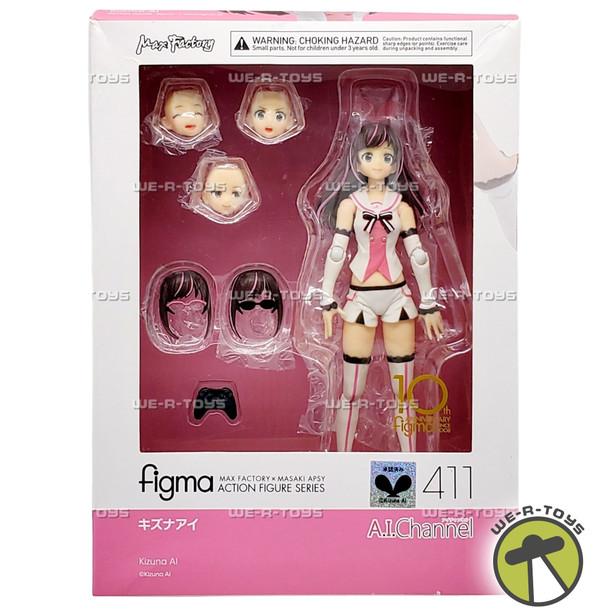 Kizuna Ai 411 Figma Action Figure Max Factory