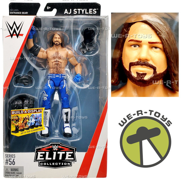 WWE AJ Styles Series 56 Elite Collection Action Figure 2017 Mattel FMG39