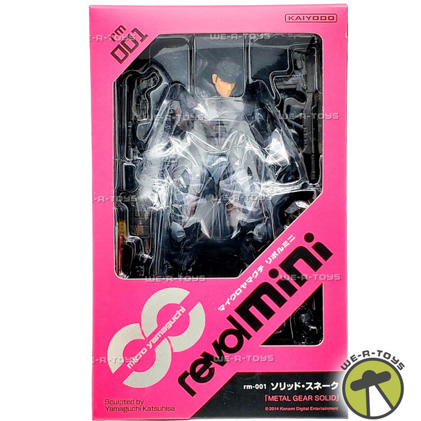 Micro Yamaguchi Metal Gear Solid Solid Snake Action Figure Kaiyodo Revoltech