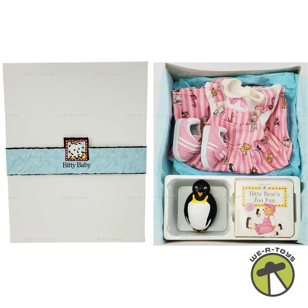 American Girl Bitty Baby Bitty Bear's Zoo Fun Outfit & Accessories Set New