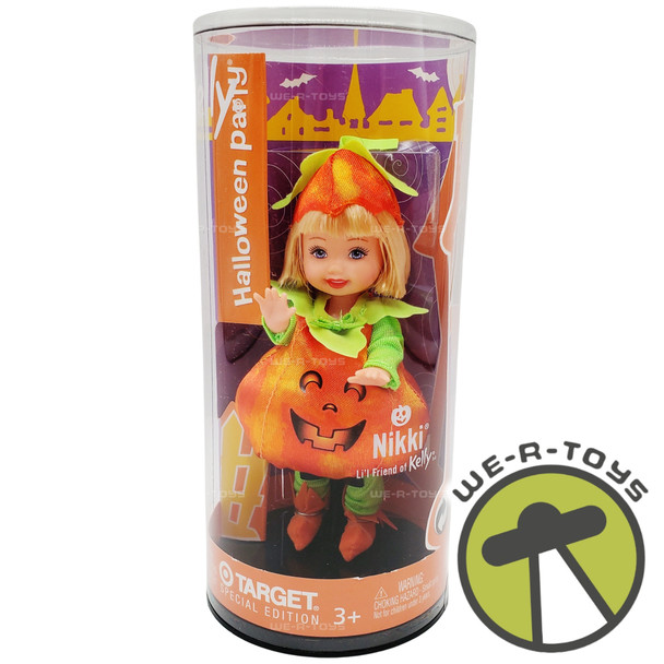 Barbie Kelly Halloween Party Nikki as Pumpkin Doll 2003 Mattel B3127 NEW