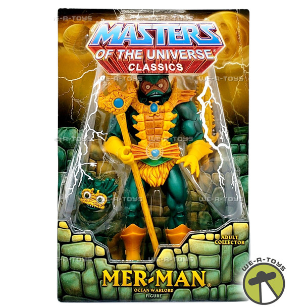 Master of the Universe Classic Merman Ocean Warlord Figure 2008 Mattel P4010