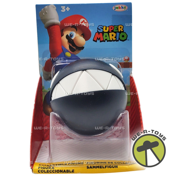 Super Mario Chain Chomp Collectible Figure 2021 Jakks Pacific #08961 NRFP