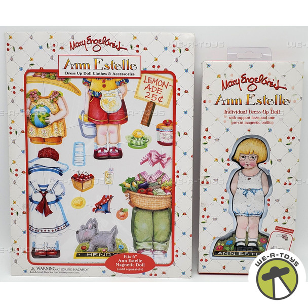 Ann Estelle Dress Up Doll W/ Clothes & Accessories Lot of 2 Mary Engelbreit New