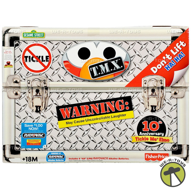 Sesame Street T.M.X. Tickle Me Elmo 10th Anniversary Toy 2006 Fisher-Price H9207
