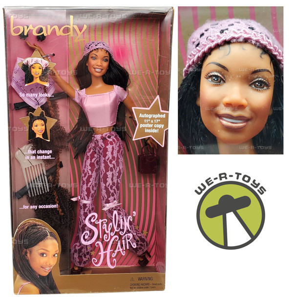Brandy Stylin' Hair Doll 2000 Mattel #28432 NRFB