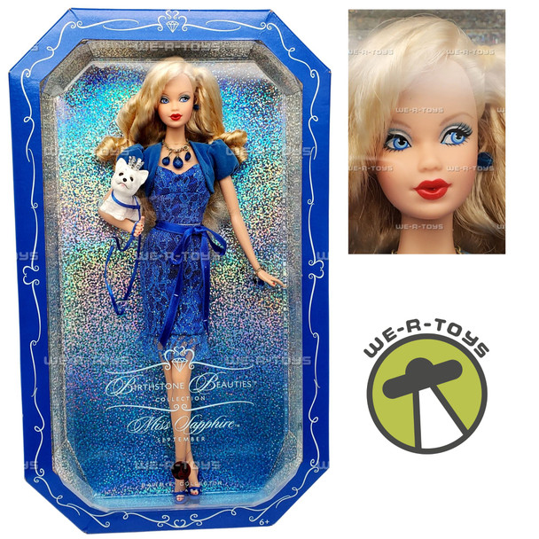 Barbie Birthstone Beauties Collection Miss Sapphire September Doll Mattel NRFP