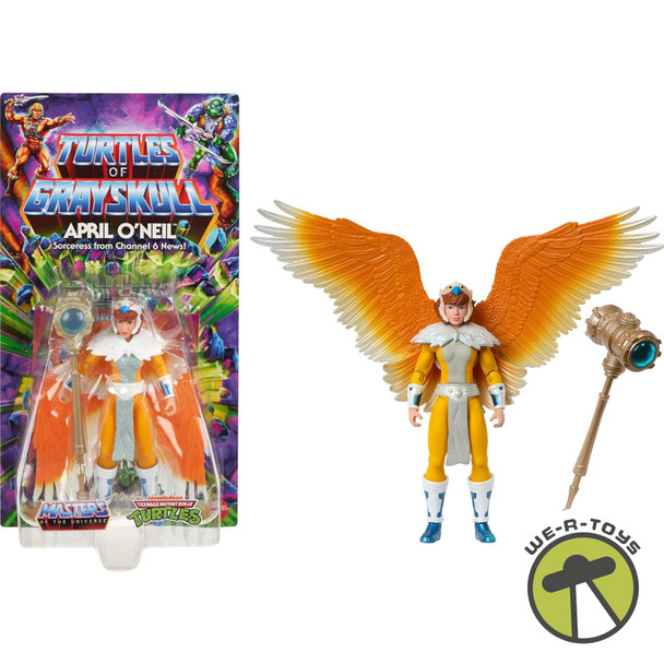 Masters of the Universe Turtles of Grayskull WV 4 April O'Neil Action Figure