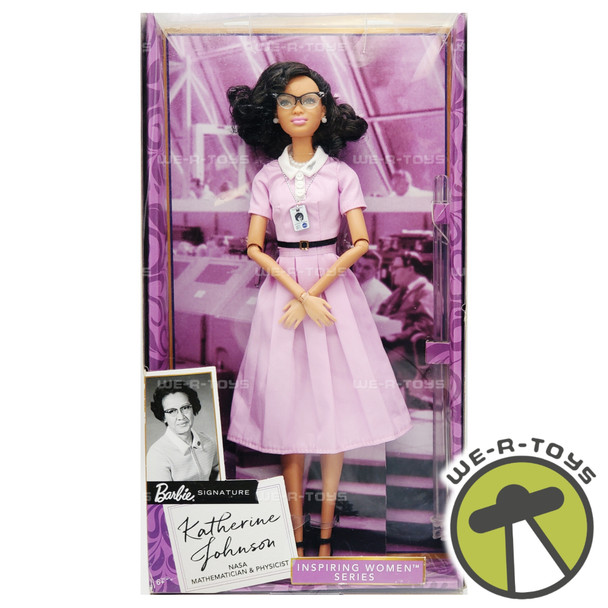 Katherine Johnson Barbie Doll Inspiring Women Series 2017 Mattel No. FJH63 NEW