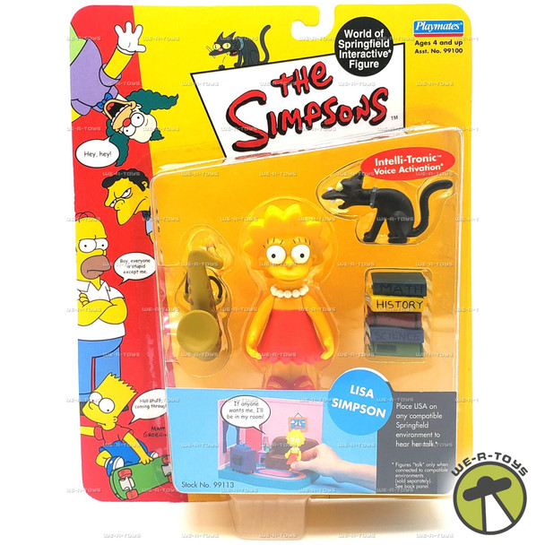 The Simpsons World of Springfield Interactive Figure Lisa Simpson #99113