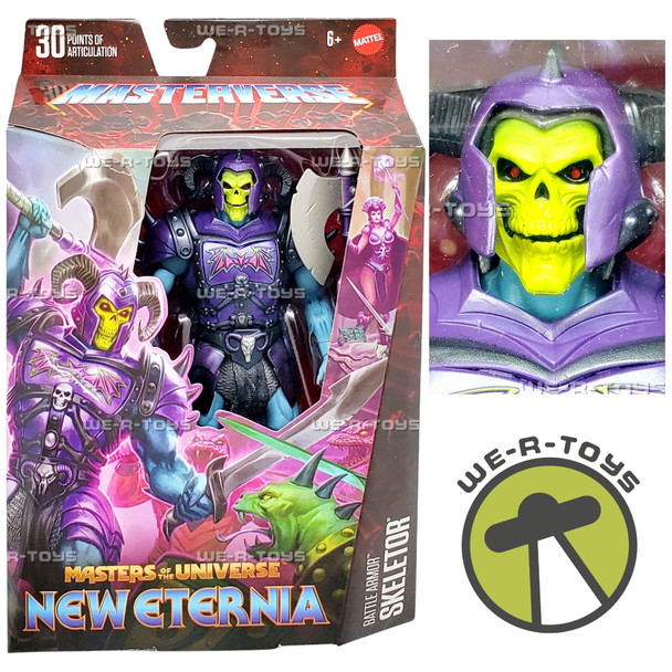Masters of the Universe Masterverse New Eternia Battle Armor Skeletor Figure