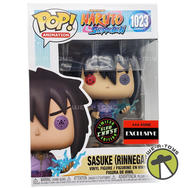 Funko Pop Animation Naruto Shippuden Sasuke Rinnegan Exclusive Figure #1023