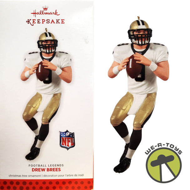 Hallmark Keepsake Ornament Drew Brees NFL New Orleans Saints 2013