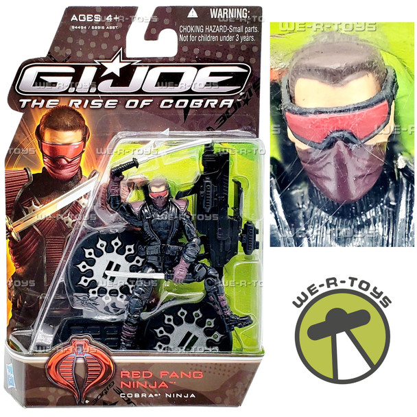 G.I. Joe Rise of Cobra Red Fang Ninja Action Figure 2009 Hasbro 94494