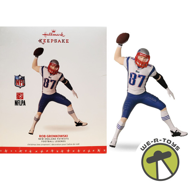 NFL New England Patriots Rob Gronkowski Hallmark Keepsake Ornament 2016