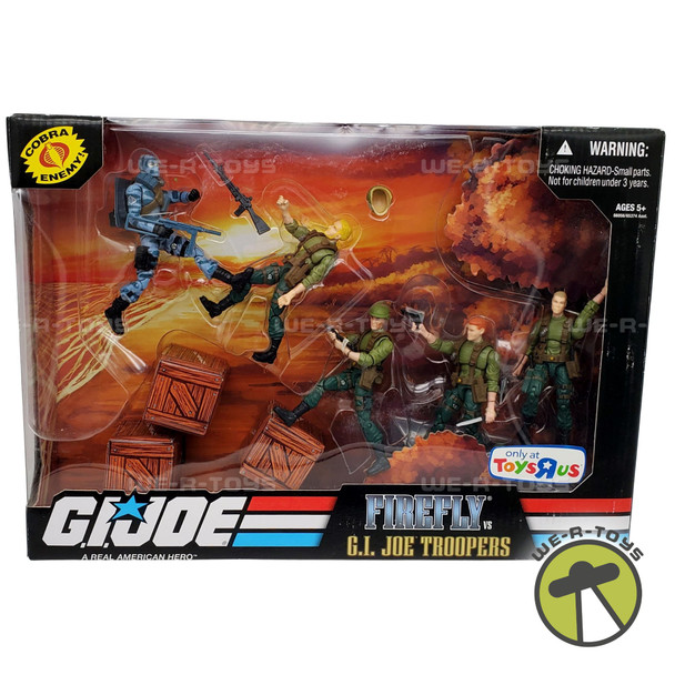 G.I. Joe Troopers Firefly Action Figure Set 2008 Hasbro #66056